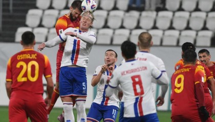 4-0大胜排名高56位的黑山，法罗群岛的半职业球员创纪录